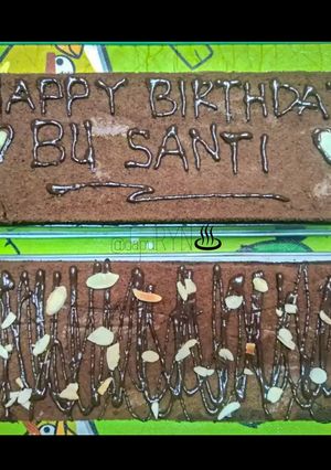 Foto resep Birthday Brownies