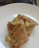 Buttery gluten free apple & cinnamon 🍏🍎 wrap