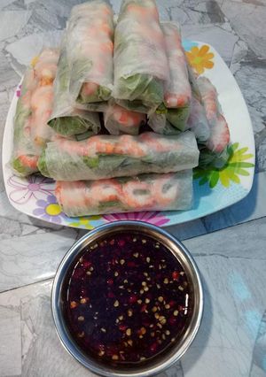Hình của món Gỏi cuốn.