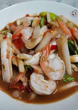 รูปของ ตำไหลบัวกุ้งสุก