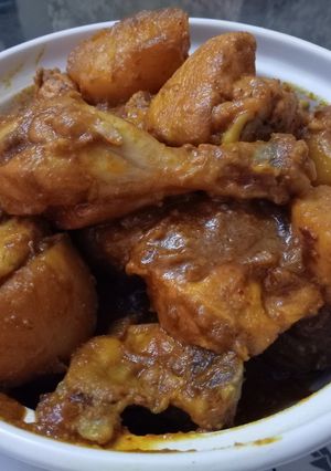 A picture of Pure Bengali Chicken Curry.