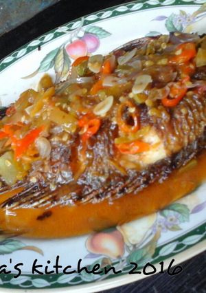 Foto resep Nila Goreng Siram Bumbu Rica Rica
