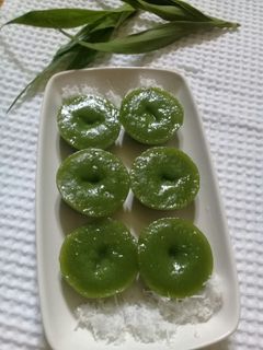 Foto resep Kue lumpang # ijo# step by step +tips