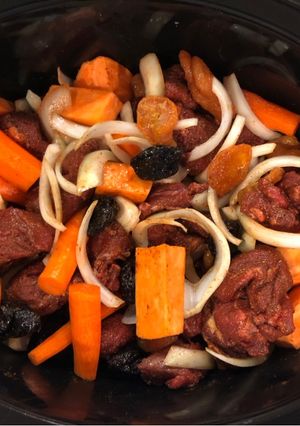 A picture of Lamb tagine.