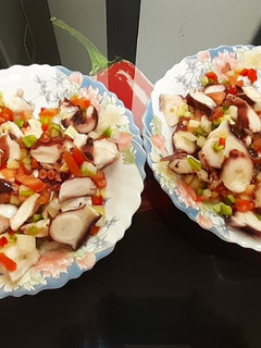 Una foto de Pulpo a la vinagreta