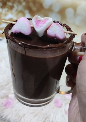 A picture of Orange Hot Chocolate.