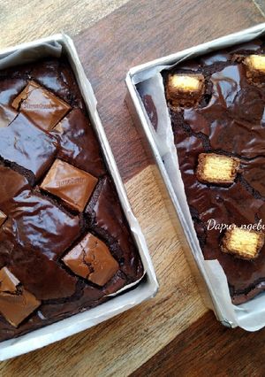 Foto resep Fudgy Shiny Crust Brownies