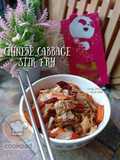 Kubis Goreng Cuka Hitam Chinese Style - Chinese Cabbage Stir Fry