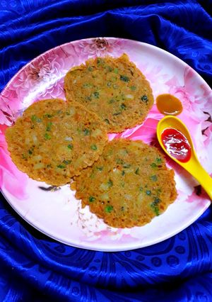 ভেজ চিলা (veg chilla recipe in bengali) রেসিপির প্রধান ছবি