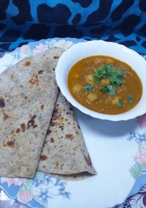 A picture of Drumsticks Leaves Chapati.