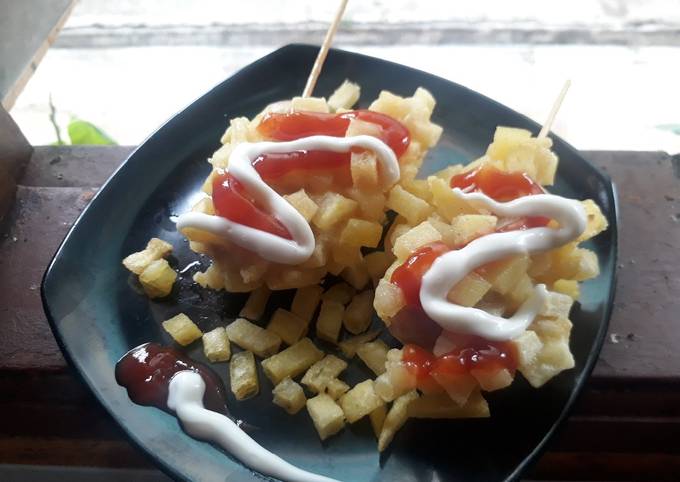 Hottang (hotdog kentang/sosis kentang)