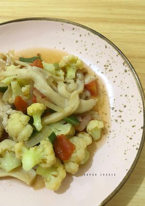 Foto resep Tumis Jamur Kembang Kol