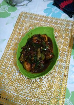 Foto resep Ayam kecap cabe ijo ala flower