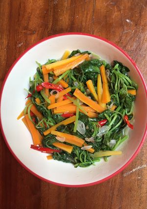 Foto resep Tumis bayam yg enak