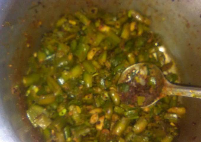 Bean sabji recipe winter special