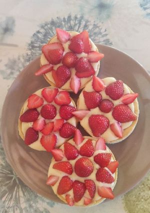 Une photo de Tartelettes aux fraises