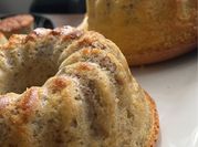 Una foto de budín de banana madura