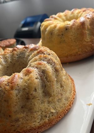 Una foto de Budín de banana y nueces 🍌🌰