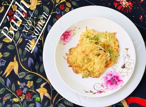 Hình của món Ăn dặm- bánh xèo mì somen.