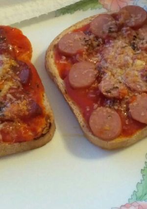Una foto de Panpizzas sin gluten rápidos