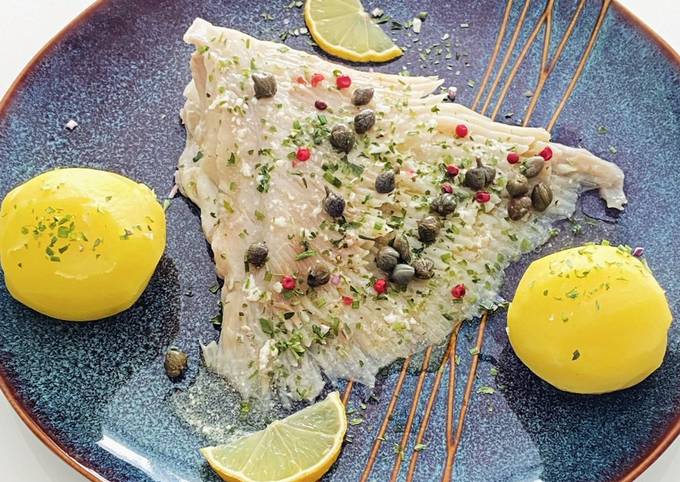 Aile de raie aux câpres de hervouet veronique - Cookpad