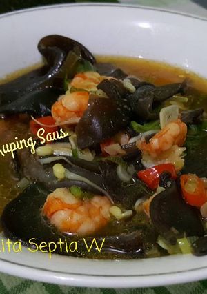 Foto resep Udang Jamur Kuping Saus Tiram