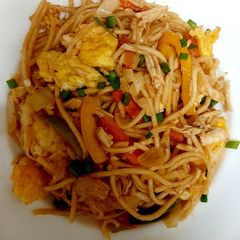 A picture of Smoky garlic chicken noodles 😊 #mycookbook.