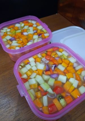 Foto resep Acar timun wortel mentah