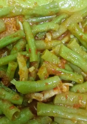 Foto resep Tumis kacang panjang berbumbu