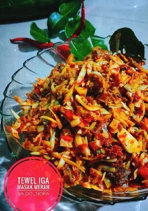 Foto resep Tewel iga masak merah
