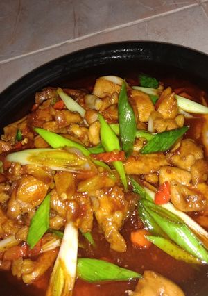 Foto resep Ayam kung pao (gong bao) sederhana