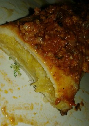 Una foto de Canelones de coliflor, queso cremoso y Calabaza