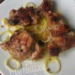 A picture of Ayam Panggang saos butter KETO.