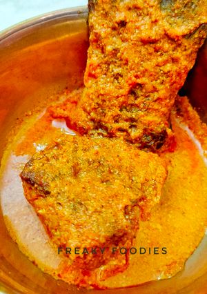 রুই মাছের কালিয়া। (Rui macher kalia recipe in bengali) রেসিপির প্রধান ছবি