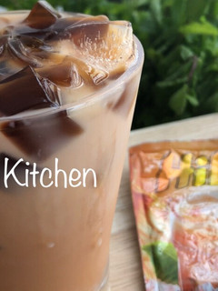 Foto resep HiLo Thai Tea + Milk & GrassJelly