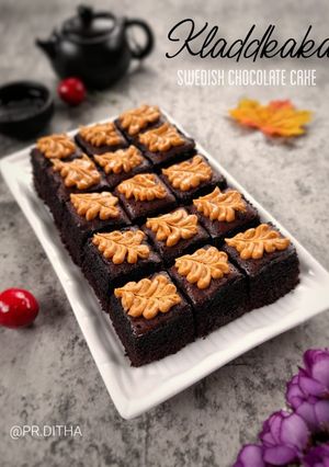 Foto resep 69. Kladkaka (Swedish Chocolate Cake)