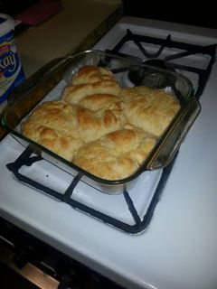 A picture of Homemade biscuits.