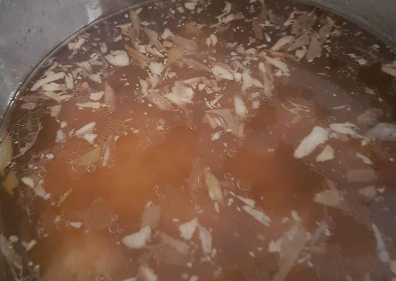 Kuah bakso tanpa tulang sapi