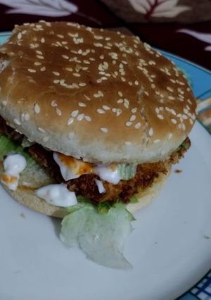 A picture of Mc Spicy Burger.
