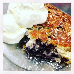 A picture of Cakey Blueberry Cobbler Recipe.