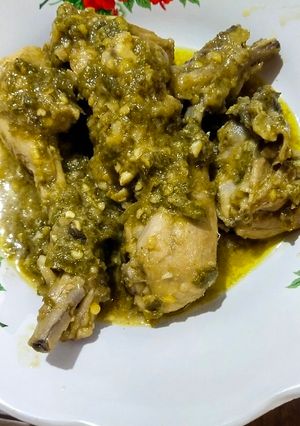 Foto resep Ayam hijau