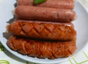 Foto resep Homemade Chicken Bratwurst (Sosis Ayam Homemade)