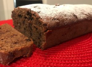 Una foto de Cake de plátano y chocolate