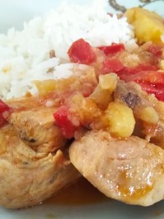 Una foto de Pollo al pimentón