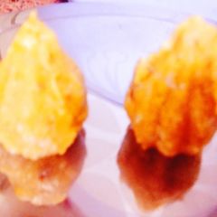 A picture of Kesar Mawa Modak.