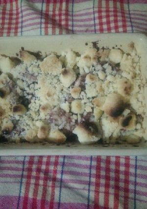 Une photo de Crumble banane / chocolat