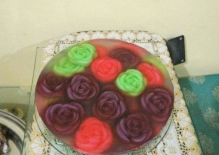 Bahan Puding Kaca Mawar | Langkah Membuat Puding Kaca Mawar Yang Lezat Sekali