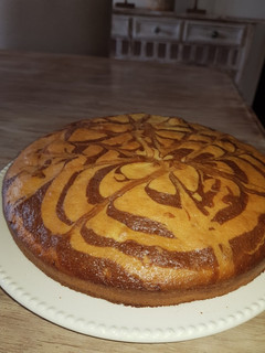 Una foto de Torta marmolada
