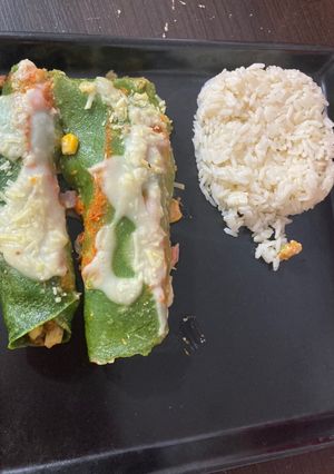 Una foto de Canelones de espinaca