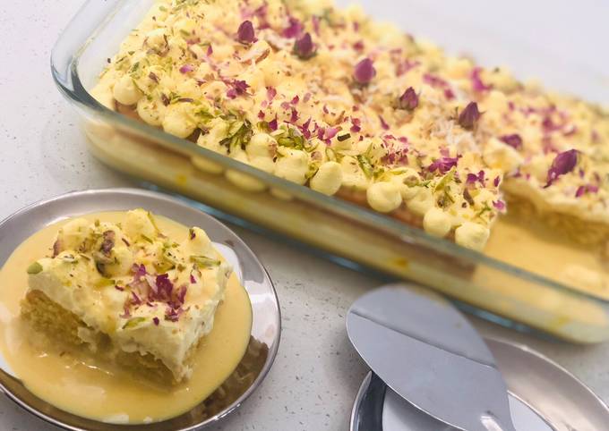 Step-by-Step Guide to Prepare Any-night-of-the-week Rasmalai Tres Leches Cake 🍰